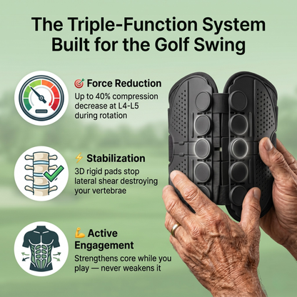 FairwayCore™ - Sport-Specific Lumbar Brace for Golfers 45+